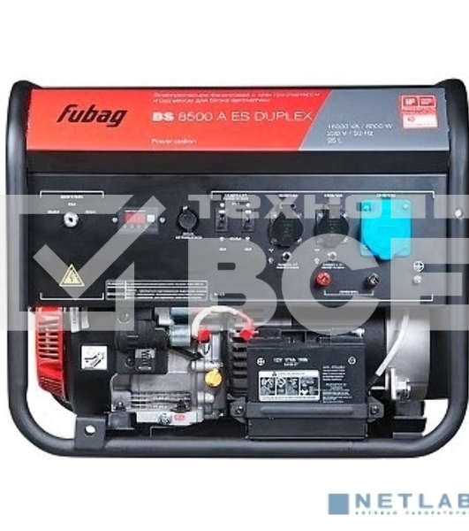Электростанция бензиновая FUBAG BS 8500 A ES DUPLEX, 641002
