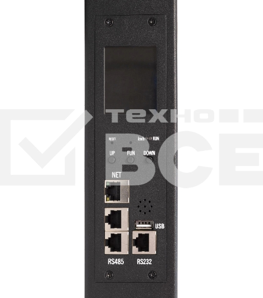 Блок распределения питания Powercom PDU-16AVMS20-18C13-2C19 18*C13+2*C19, 16A, 1,5U (1968234)