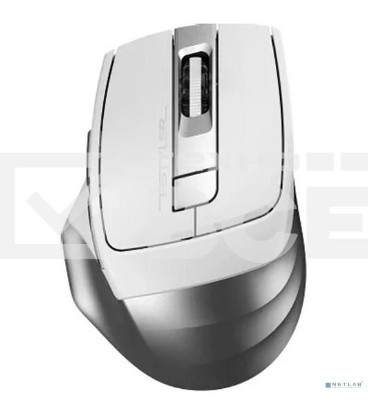 Мышь беспроводная A4Tech Fstyler FB35S белый/серый, 2000 dpi, радиоканал, Bluetooth, USB, кнопки - 5