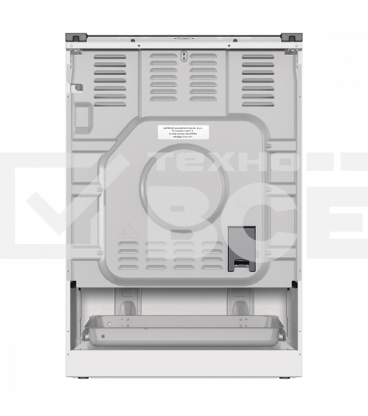 Газовая плита Gorenje GG6A11WF, белый, автоматический электроподжиг варочной поверхности и духовки, чугунные решетки