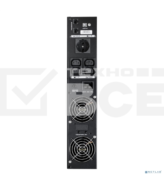 Источник бесперебойного питания Pure Sine Wave ExeGate SinePower UHB-2000.LCD.AVR.1SH.4C13.RJ.USB.2U 2000VA/1600W, LCD, AVR, 1*Schuko+4*C13, RJ45/11, USB, Rackmount 2U/Tower, металлический корпус, черный