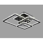 Управляемый светодиодный светильник Ambrella light FA1733/3 BK/CH черный/хром 145W 3000K/4200K/6400K 670*510*150 (ПДУ РАДИО 2.4G), фото2