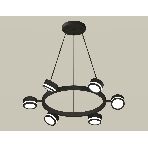 Светильник Ambrella light XB9193200/6 SBK/FR черный песок/белый матовый GX53 (C9193, N8415), фото3