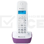 Телефон беспроводной (DECT) Panasonic KX-TG1611RUF (сиреневый) {АОН, Caller ID,12 мелодий звонка,подсветка дисплея,поиск трубки}, фото7