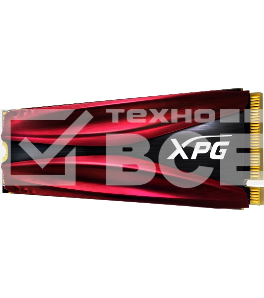 Накопитель SSD ADATA XPG GAMMIX S11 Pro, 256Gb, PCIe 3.0 x4, M.2 2280, NVMe, R/W 3500/1200, с радиатором