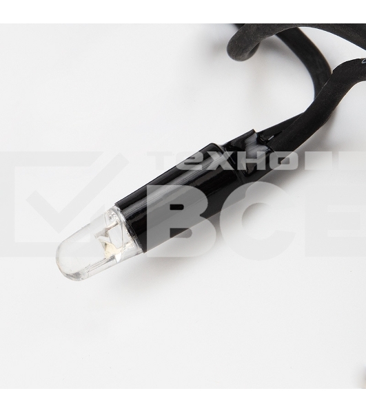 Гирлянда модульная «Дюраплей LED» 10 м, 200 LED, черный каучук, цвет свечения белый NEON-NIGHT