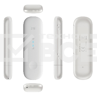 Модем 2G/3G/4G ZTE MF79RU USB Wi-Fi Firewall внешний белый