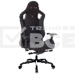 Кресло игровое Knight TITAN черный ромбик эко.кожа с подголов. крестовина металл, фото31