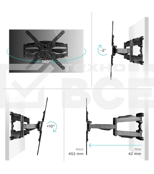Кронштейн ONKRON M5 для телевизора 37
