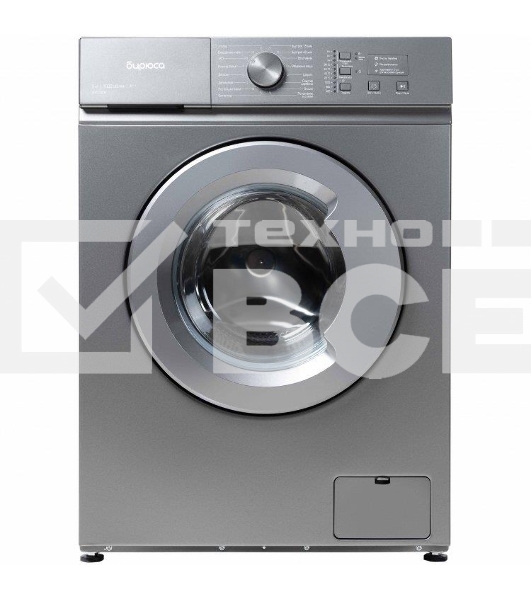 Стиральная машина Бирюса WM-SM510/04 M Металлик, загрузка фронтальная 5 кг, 1000 об/мин, класс А++