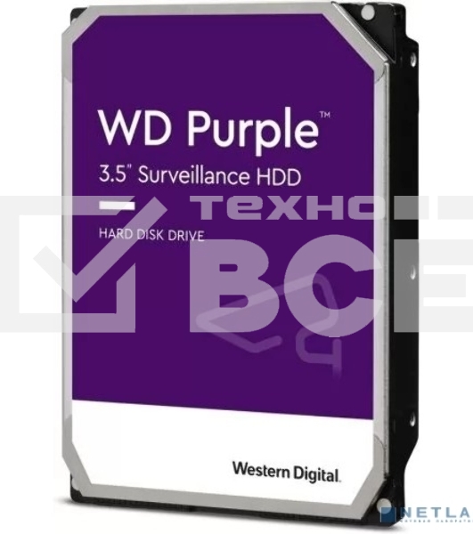 Жесткий диск Western Digital 3TB WD33PURZ SATA-III Surveillance Purple (5400rpm) 256Mb 3.5