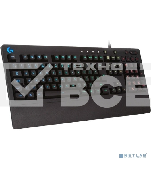 Клавиатура Logitech G213 Prodigy черный USB 2.0 Multimedia Gamer LED (подставка для запястий)