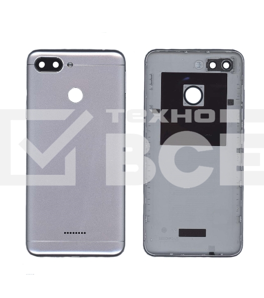 Задняя крышка для Xiaomi Redmi 6, серая
