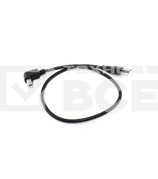 Кабель USB 2.0 на USB-B угол вправо 0,5 м
