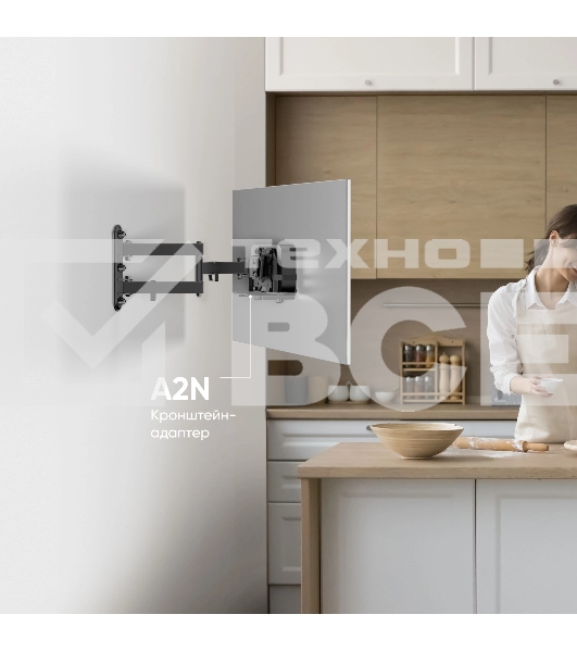 Кронштейн ONKRON A2N для mini PC, чёрный