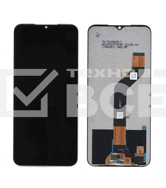 Дисплей для Infinix Hot 12 Pro в сборе с тачскрином черный