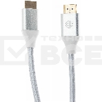 Кабель аудио-видео Cactus CS-HDMI.2.1-1.8 HDMI (m)/HDMI (m) 1.8м. Позолоченные контакты серебристый, фото2