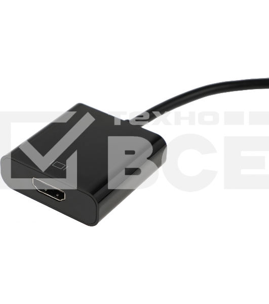 Кабель-переходник аудио-видео Premier H105 DisplayPort (m)/HDMI (f) 0.15м. черный (A3378)