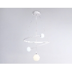 Светильник Ambrella light FL66299 WH белый 39W 3000K-6400K+G9 D500*1200 (ПДУ ИК), фото3