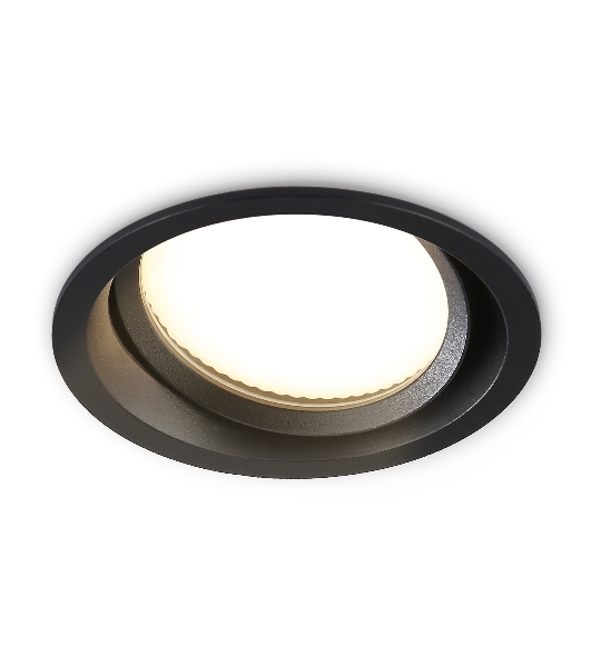 Светильник Ambrella light TN6653 BK черный IP44 GX53 D110*48