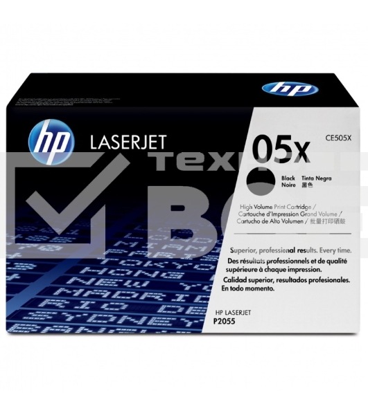 Картридж лазерный HP CE505X черный для LJ P2055 6500стр.