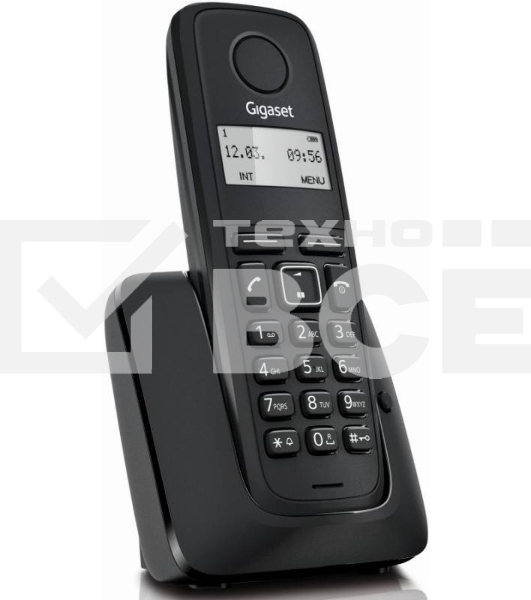 Радиотелефон Dect Gigaset A116 черный АОН