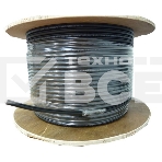 Кабель сетевой UTP 4 пары cat5E solid 0.50мм CCA 305м черный outdoor, фото 1
