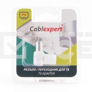 Разъем Cablexpert TVPL-10, TV (мама) 90 градусов, блистер