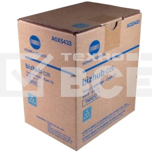 Картридж лазерный Konica-Minolta bizhub C25 синий TNP-27C