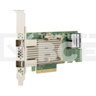 Контроллер LSI SAS 9400-8i8e SGL (05-50031-02), PCIe 3.1 x8 LP, Tri-Mode SAS/SATA/NVMe 12G HBA, 16port(2*int SFF8643+2*ext SFF8644), 3516 IOC