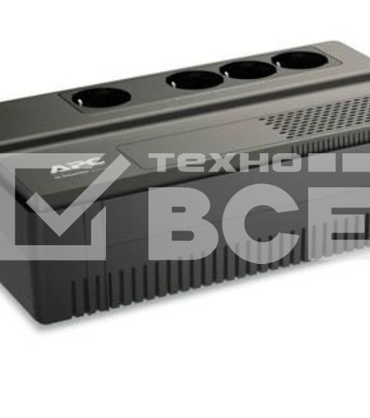 Источник бесперебойного питания APC Back-UPS BV1000I-GR 600Вт 1000ВА черный
