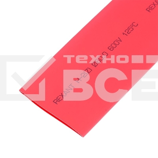 Термоусадочная трубка 60,0/30,0 мм, красная, упаковка 10 шт. по 1 м  25-0064  Rexant