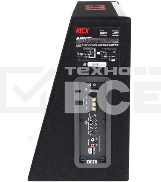 Сабвуфер автомобильный Kicx GT403BPA 450Вт активный (30 см/12