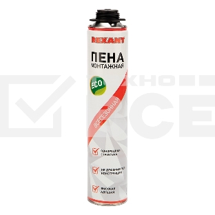 Пена монтажная всесезонная для пистолета 40 л Rexant eco