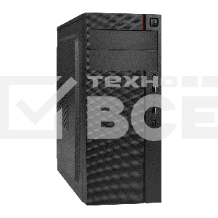 Компьютерный корпус Miditower ExeGate AA-440-AA500 (ATX, AA500 8 см, 2*USB, аудио)