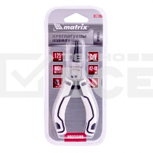 Круглогубцы Matrix Mini, 125 мм, авторазжим, PRO