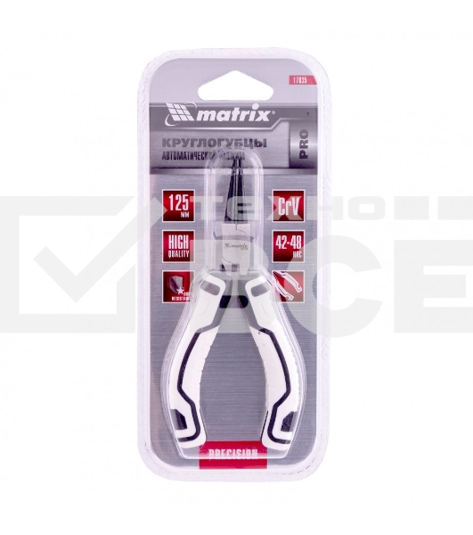 Круглогубцы Matrix Mini, 125 мм, авторазжим, PRO
