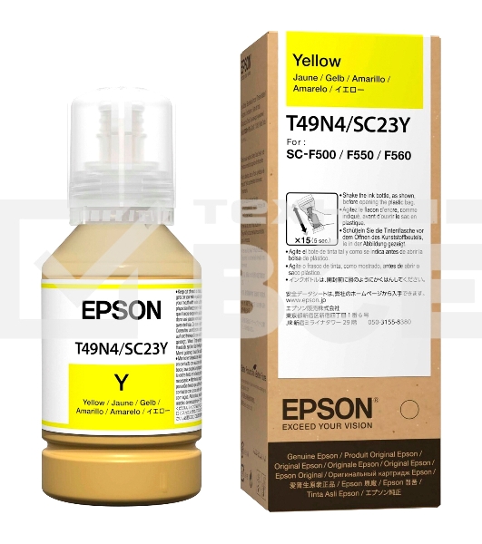 Контейнер с желтыми чернилами Epson T49N4 для SC-F500