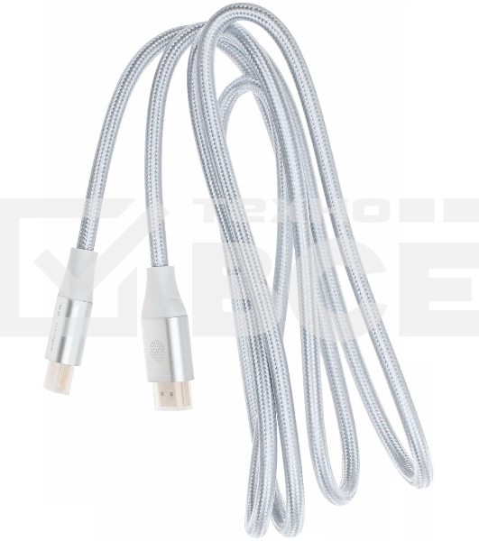 Кабель аудио-видео Cactus CS-HDMI.2.1-1.8 HDMI (m)/HDMI (m) 1.8м. Позолоченные контакты серебристый