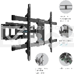 Кронштейн для телевизора Kromax CORBEL-8, 32'-75', макс. 55кг, настенный, серый, фото12