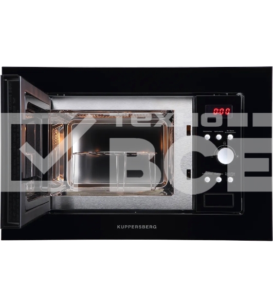 Встраиваемая микроволновая печь Kuppersberg HMW 615 B 18 л, 700 Вт, 8 программ, черный