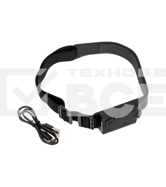 Фонарь налобный Rexant с датчиком движения и аккумулятором