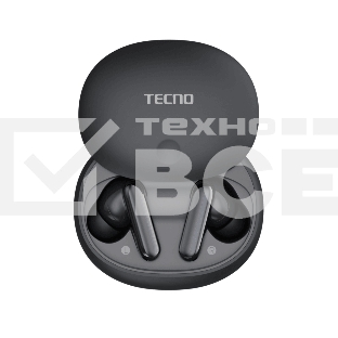 Наушники беспроводные TECNO True 1 TU01 Air Elegant черный