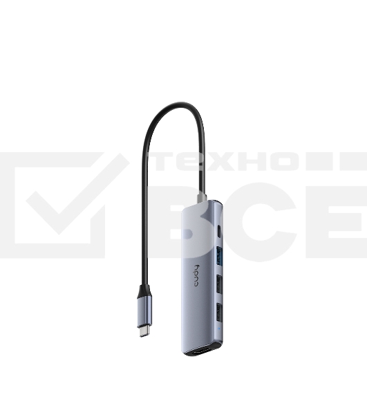 Адаптер 5-IN-1 USB-C Hub with 4K HDMI