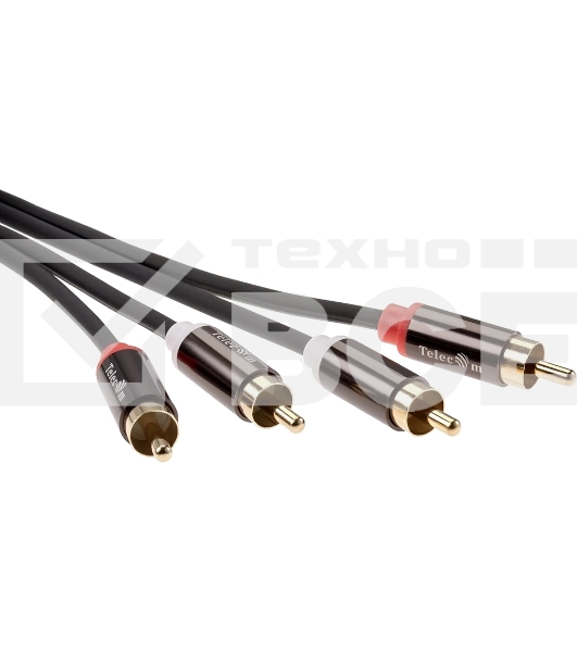 Кабель соединит 2xRCA (M) - 2xRCA (M),1.5m, TelecomPRO <TAV7158M-1.5M>
