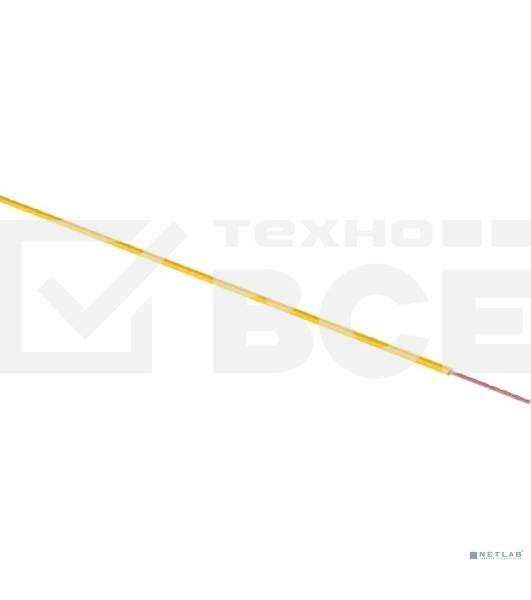 Провод ПГВА Rexant 1х2.50 мм², желтый, бухта 100 м