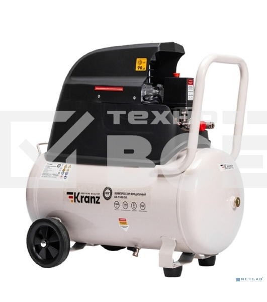Компрессор воздушный Kranz KR-1500/50, 1500Вт, 280 л/мин, 50л
