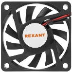 Вентилятор для корпуса Rexant RX 6010MS 12VDC черный, 60 мм, 4000 об/мин, 32 дБ, 2 pin, фото4