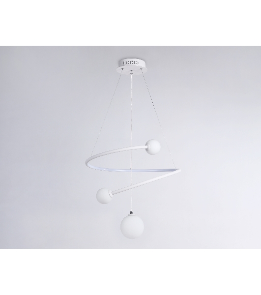 Светильник Ambrella light FL66299 WH белый 39W 3000K-6400K+G9 D500*1200 (ПДУ ИК)