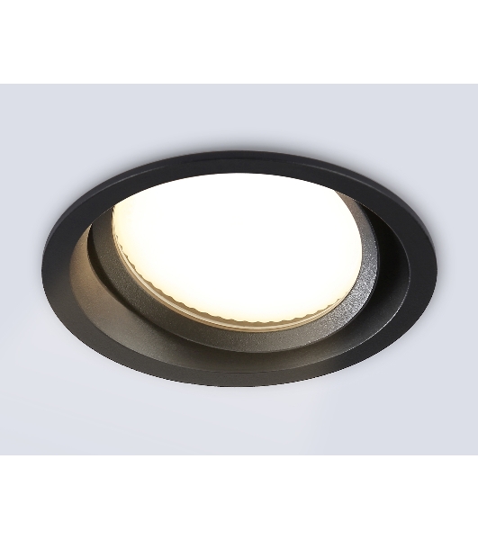 Светильник Ambrella light TN6653 BK черный IP44 GX53 D110*48